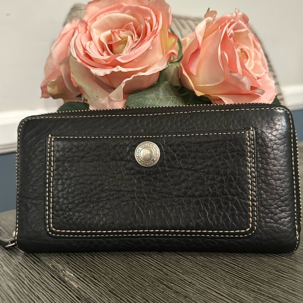 Coach long zippy wallet